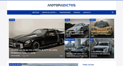 Desktop Screenshot of motoradictos.com